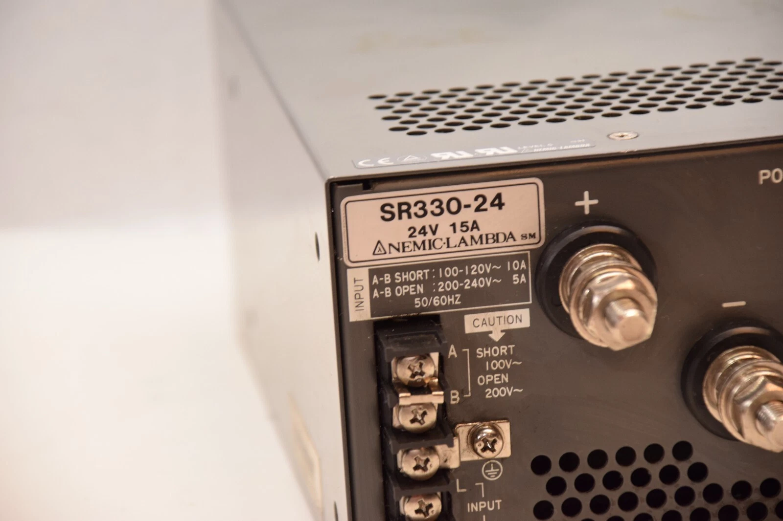 Used NEMIC LAMBDA SR330-24 , SR33024 24V 15A Power Supply