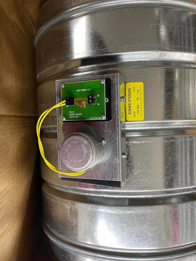 Zonex Systems TR16 16 16" Hvac  Low Pressure Zone Damper NEW