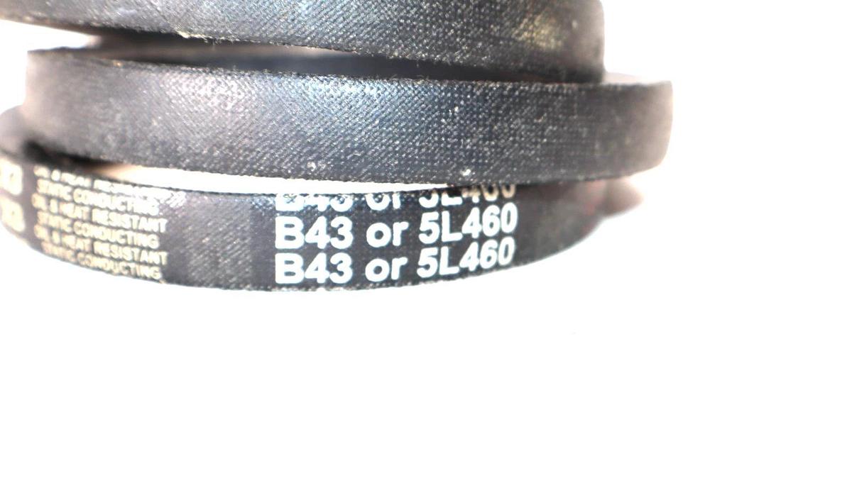 (NEW - Lot of 2) BESTORQ B43 , B-43 , 5L460 X3 V-Belt