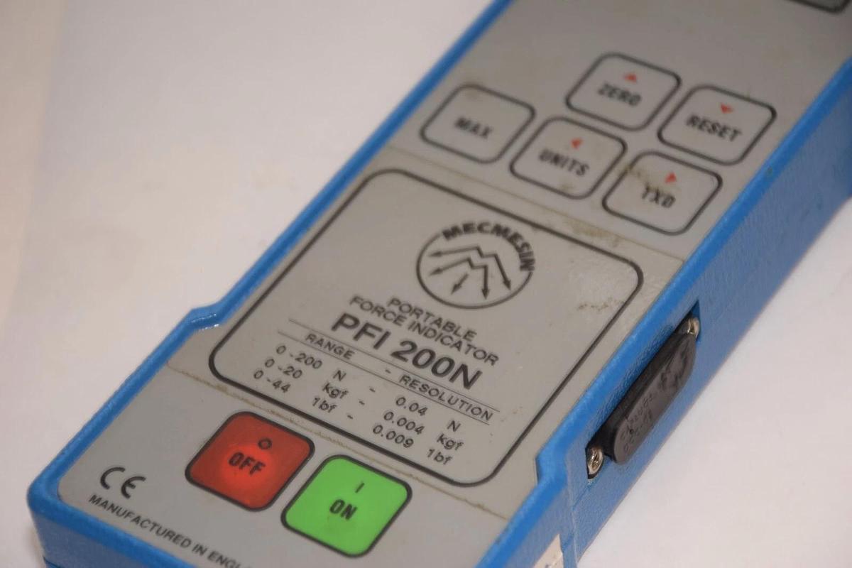 Used MECMESIN PFI 200N PFI-200N PFI200N Portable Force Indicator