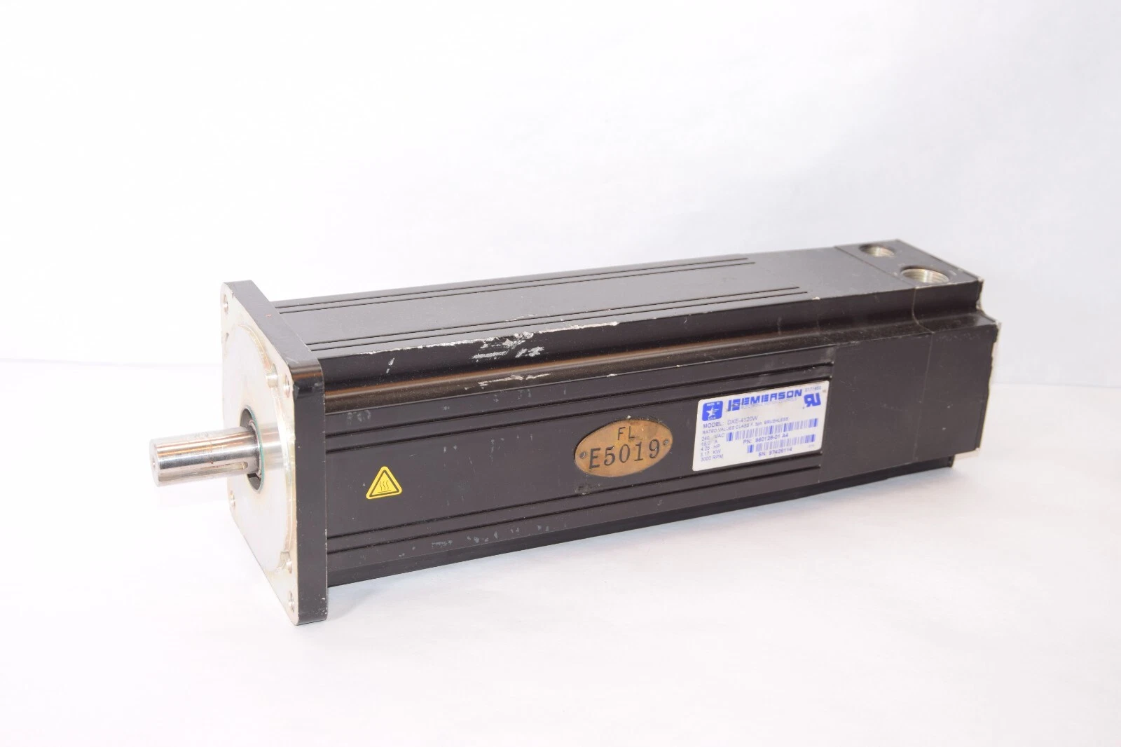 Used Emerson CONTROL TECHNIQUES DXE-4120W Servo Motor, 240V,DXE4120W, 960128-01 A4