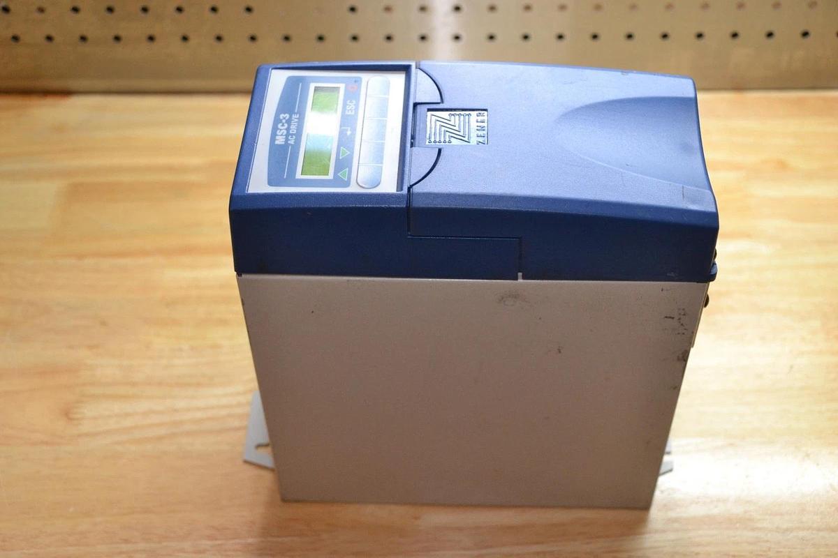 Used Zener MSC-3 AC Drive MSC3 MSC-3R3 MSC3R3 3R00323 0-480vac 3ph