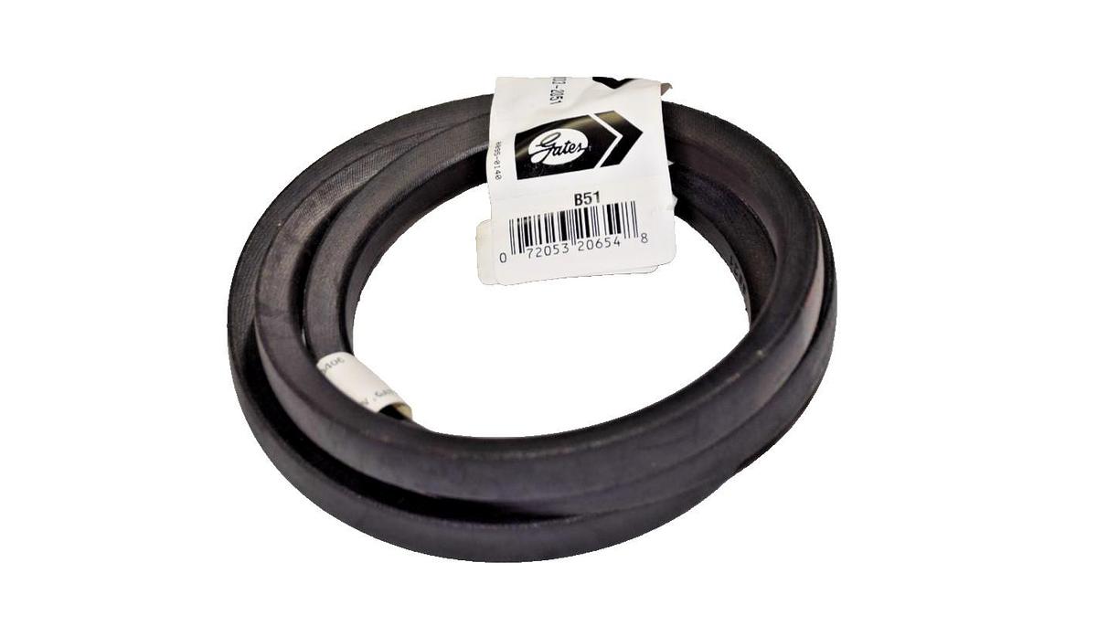 GATES V-Belt B51 9003-2051 51" OUTSIDE LENGTH 0.6562" HI-POWER II NEW