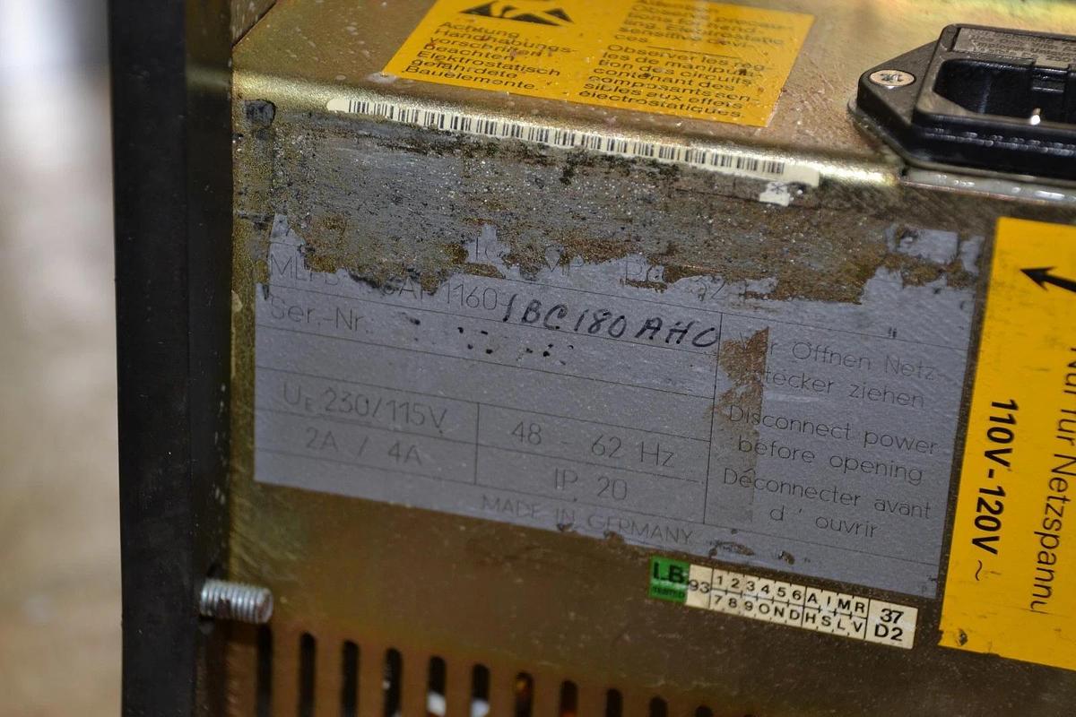 Used Siemens SICOMP PC 32-F Interface Panel 6AP1160-1BC180AH0