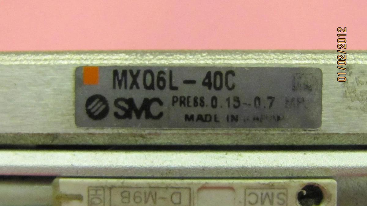 Used SMC CYLINDER MXQ6L-40C MXQ6L 40C MXQ6L40C
