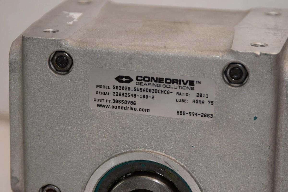 (NEW) CONEDRIVE S03020.SWSAD03BCHCG Ratio 20:1 1" Bore Gearbox