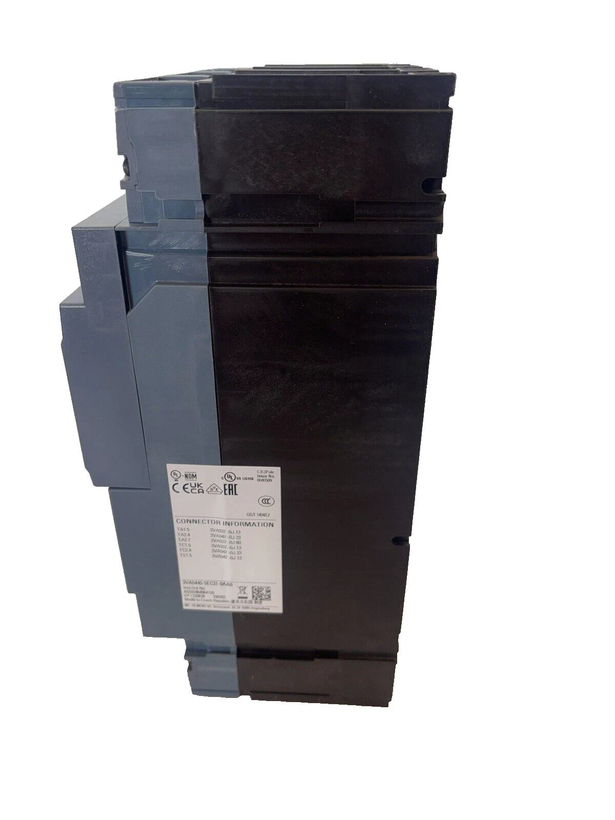 Siemens 450a Breaker 3VA5445-5EC31-0AA0 450 Amp 3VA5445-5EC31 0AA0