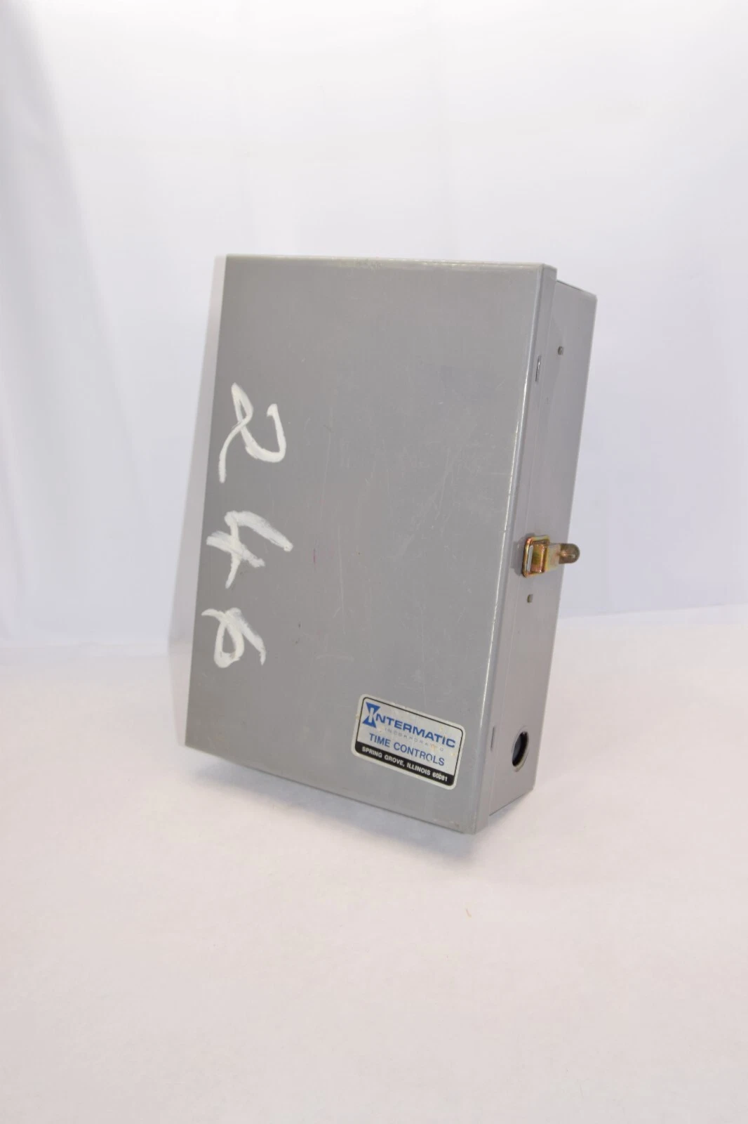 Used INTERMATIC T7802BC Electromechanical 7-Day Dial Timer W/Spring 480Vac 4Pole