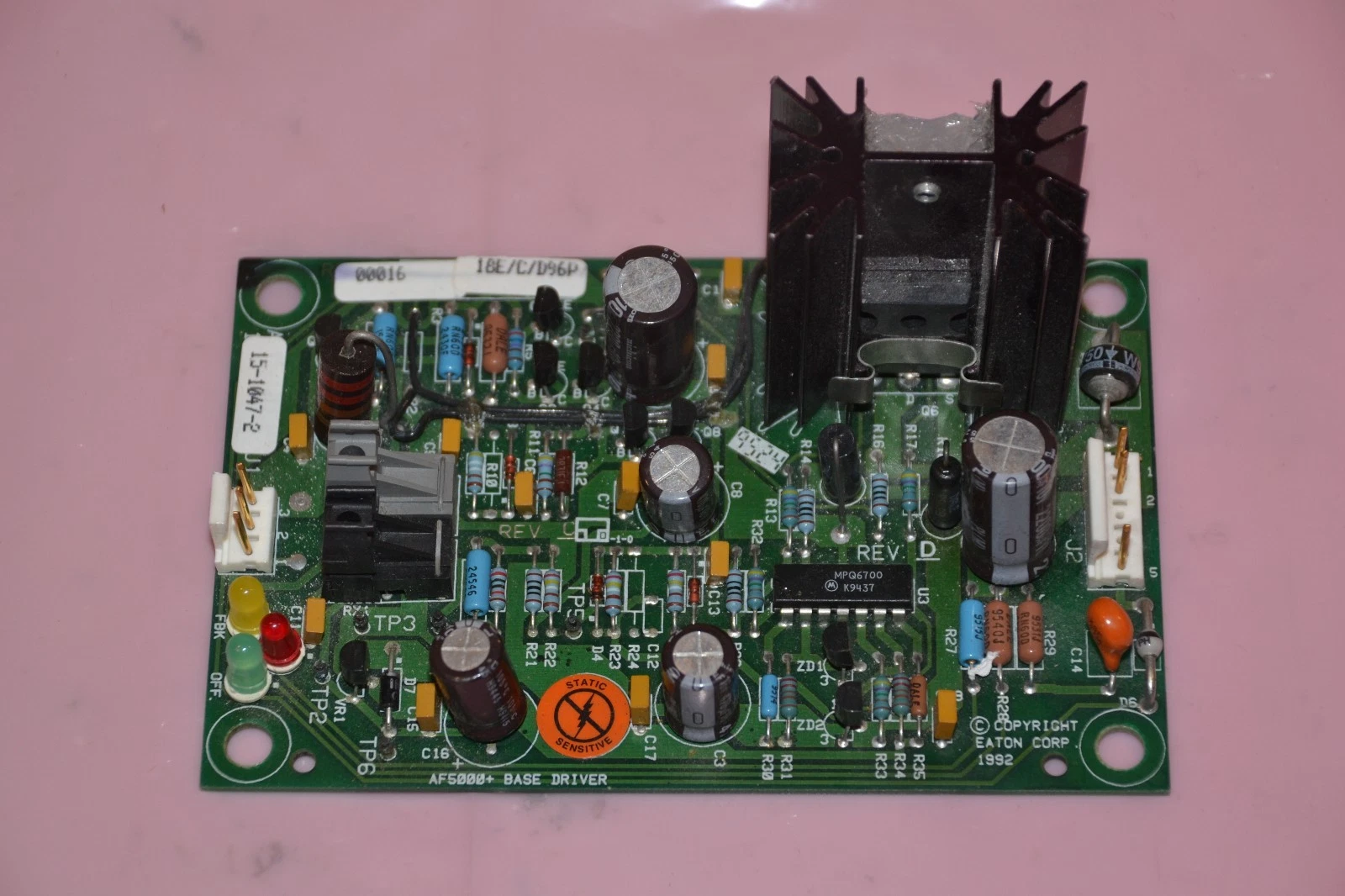 Used Eaton AF5000+ Base Driver Circuit Board Card 15-1047-2 18E/C/D96P
