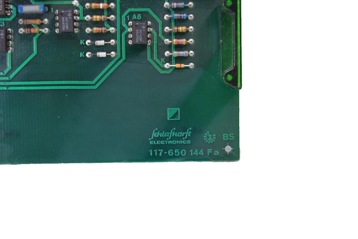 Used Schlafhorst Circuit Board Card 117-650 144 FA 117-650-144-FA 117-650144FA