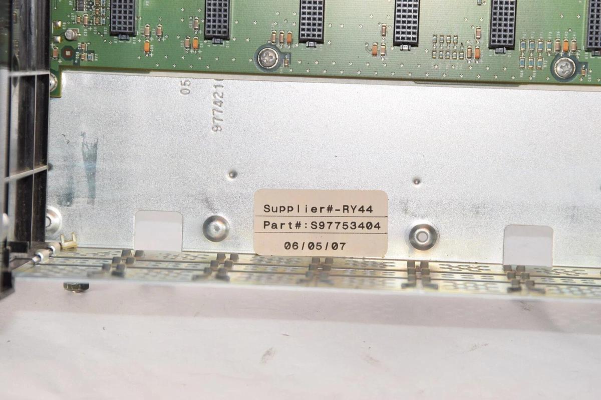 Used ALLEN BRADLEY 1756-A13 Ser. B 13 Slot Chassis W/1756-PA72 C Rev C01 Power Supply