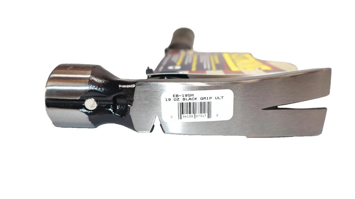 Estwing EB-19SM , EB19SM 19oz Black Grip Ultra Series Nail Hammer (New)