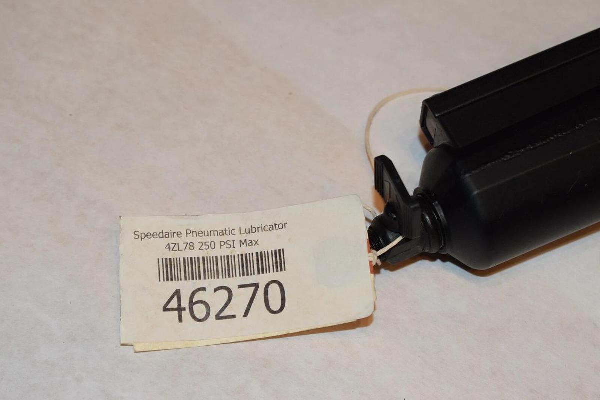 (New) SPEEDAIRE 4ZL78 250psig 17BAR AIR LINE PNEUMATIC LUBRICATOR 1/4"