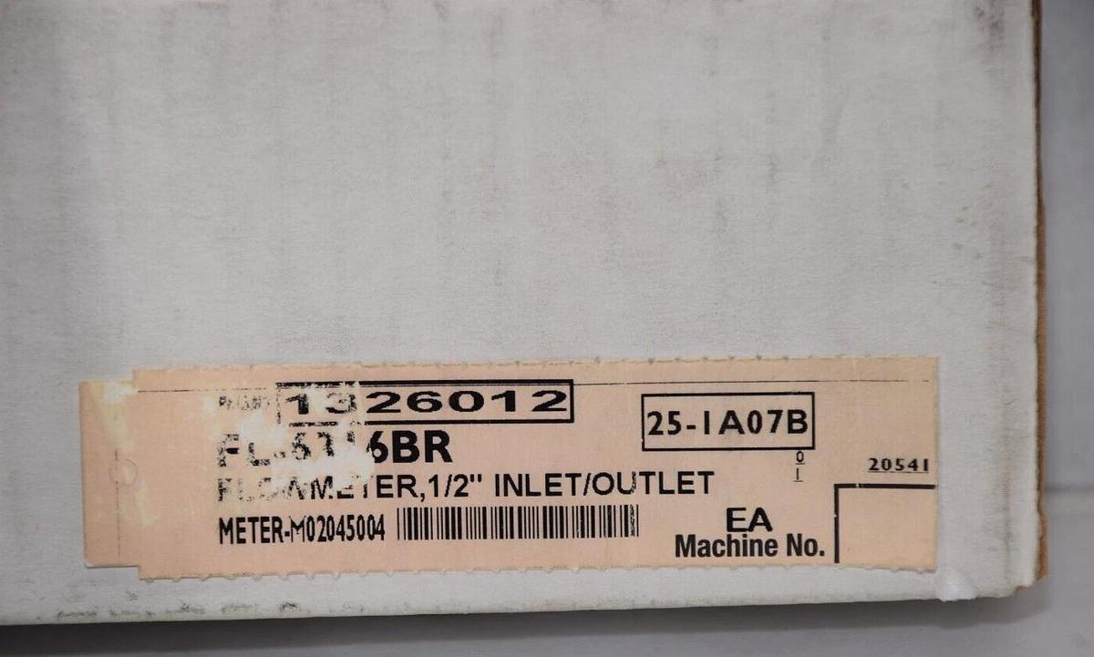 Omega FlowMeter Flow Meter 1/2" FL-6315ABR  FL-6316BR M02045004 M4A-083511 (NEW)