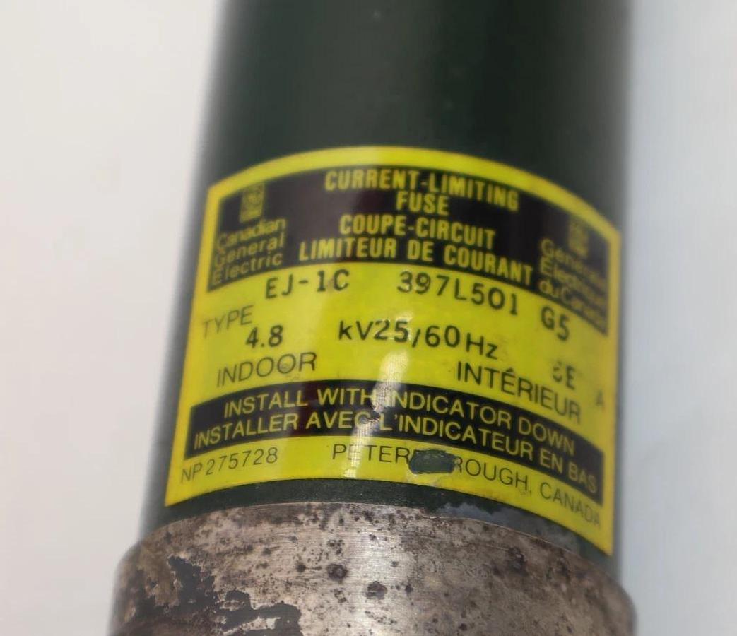 Used GE GENERAL ELECTRIC Canadian EJ-1C 397L501 EJ1C 5e Amp 5eA Indoor 4.8kV25/60hz