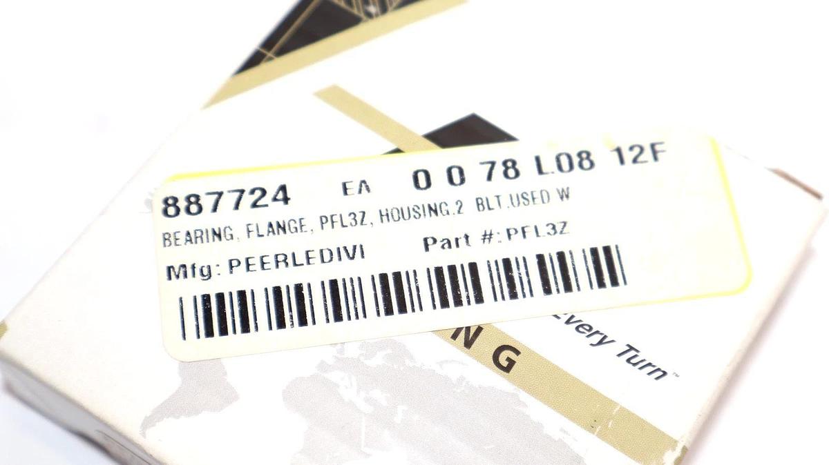 (NEW) PEER PFL-3Z , PFL3Z Flange Bearing