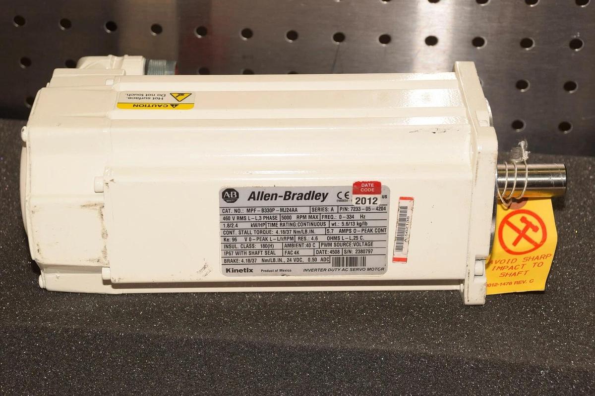 ALLEN BRADLEY MPF-B330P-MJ24AA MPF-B330P-MJ24AA Servo Motor 460v-ac 2.4hp