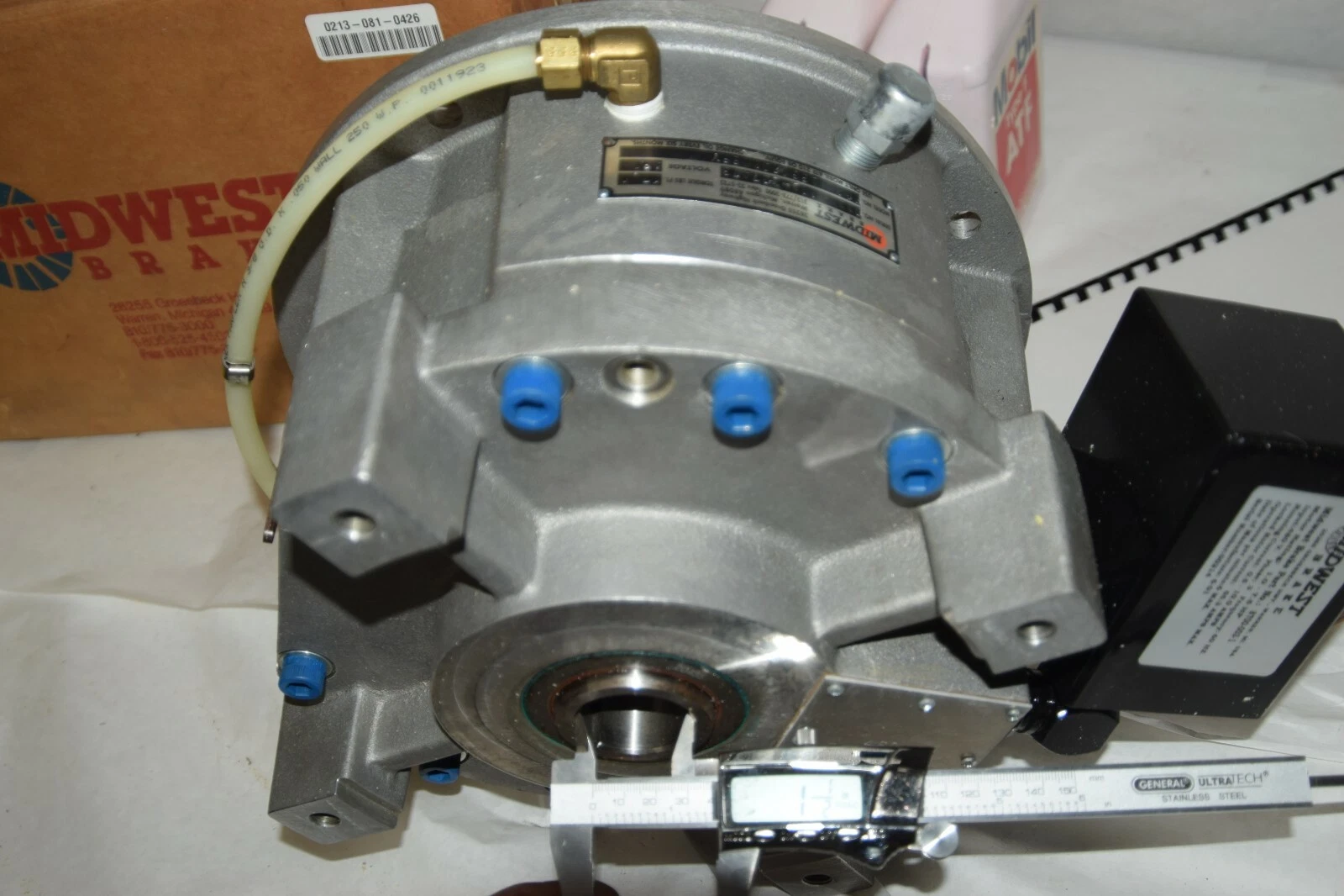 MIDWEST BRAKE 9824H1338338066Y 47 ft lbs 460v 1-1/2" 9824-H1338-3380-66Y NEW