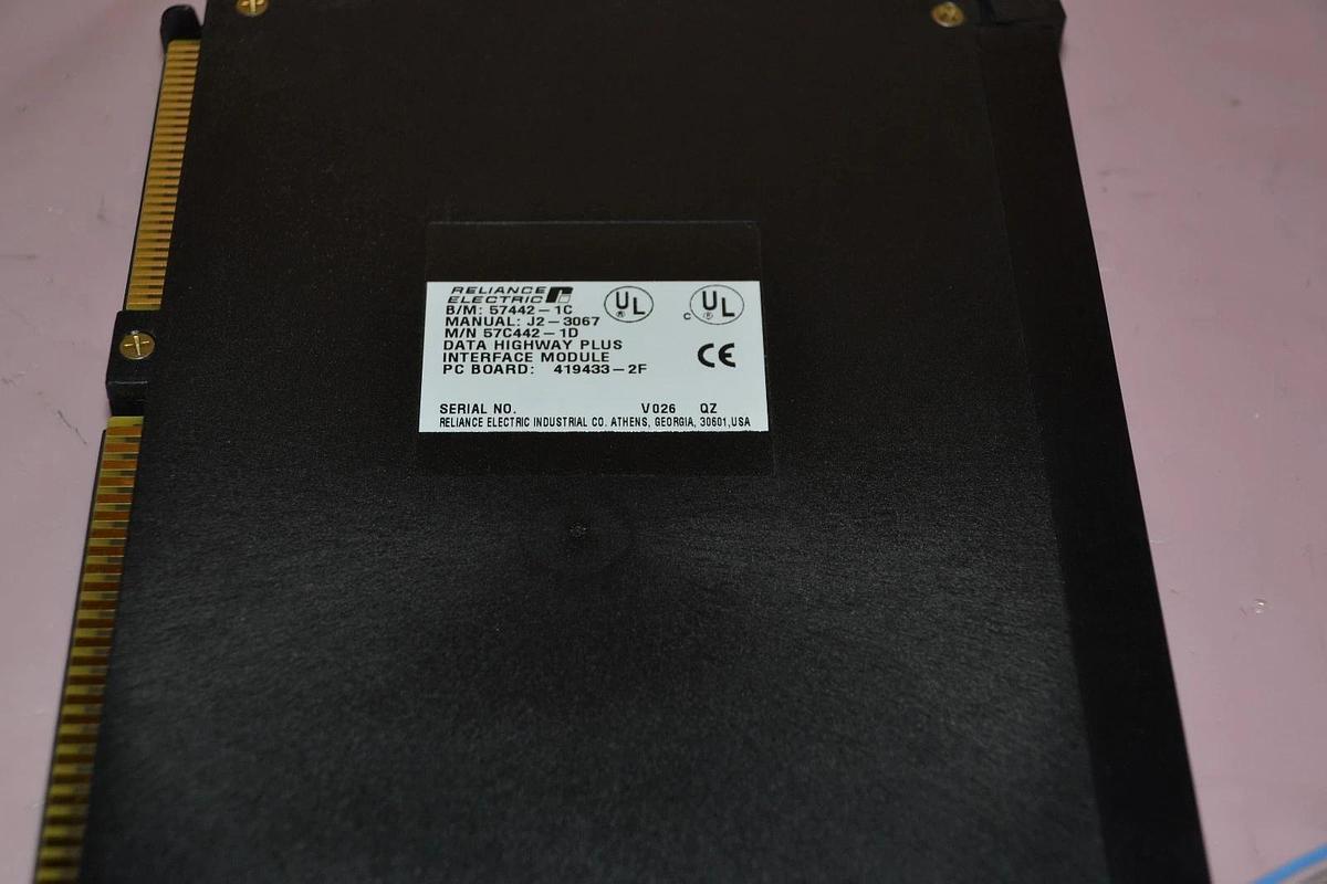 Used RELIANCE ELECTRIC 57442-1C 57C442A DATA HIGHWAY PLUS INTERFACE MODULE