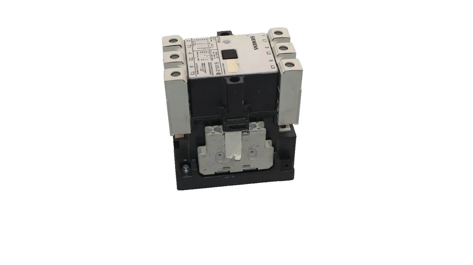 Used Siemens Motor Starter Contactor 3TF4611-0AK6 3TF46 110/120V Coil 3TF46110AK6