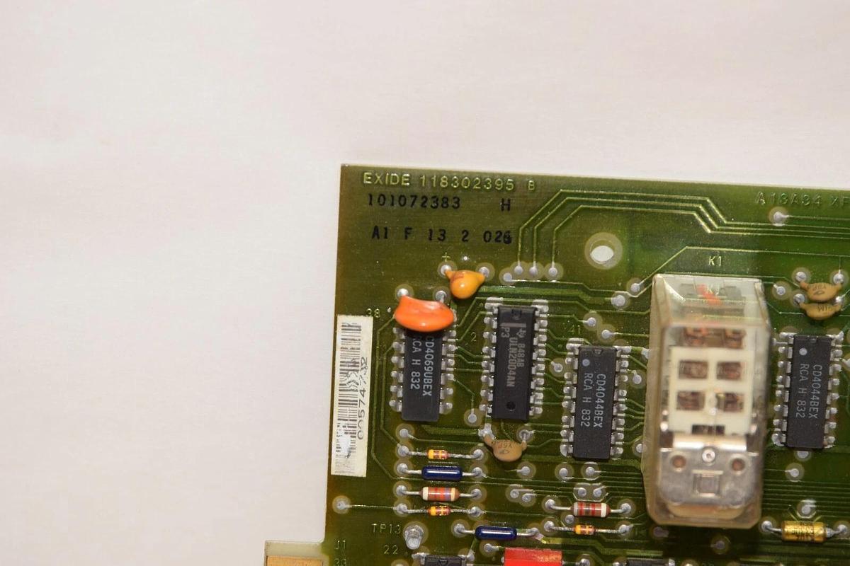Used EXIDE 118302395 B A13A34 XFER CONT MKII-U 101072383 H Circuit Board