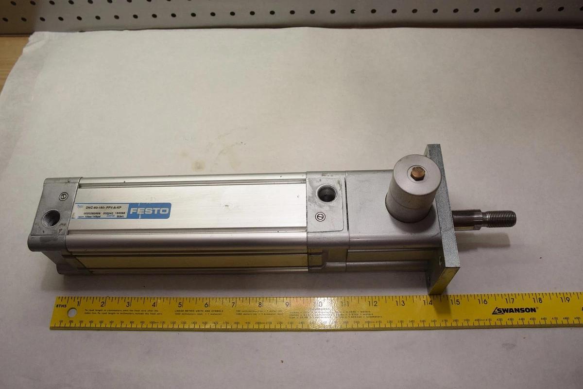 Used Festo Cylinder DNC-63-160-PPV-A-KP DNC-63-160 PPV-A-KP DNC63160PPVAKP