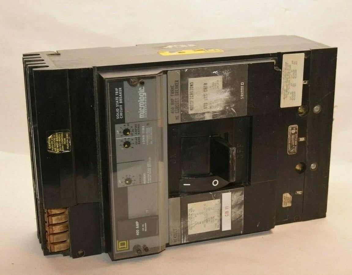 Used SQUARE D I-LINE ME436LI 400A 400 Amp A 600V CIRCUIT BREAKER 400A Trip ME4400RP