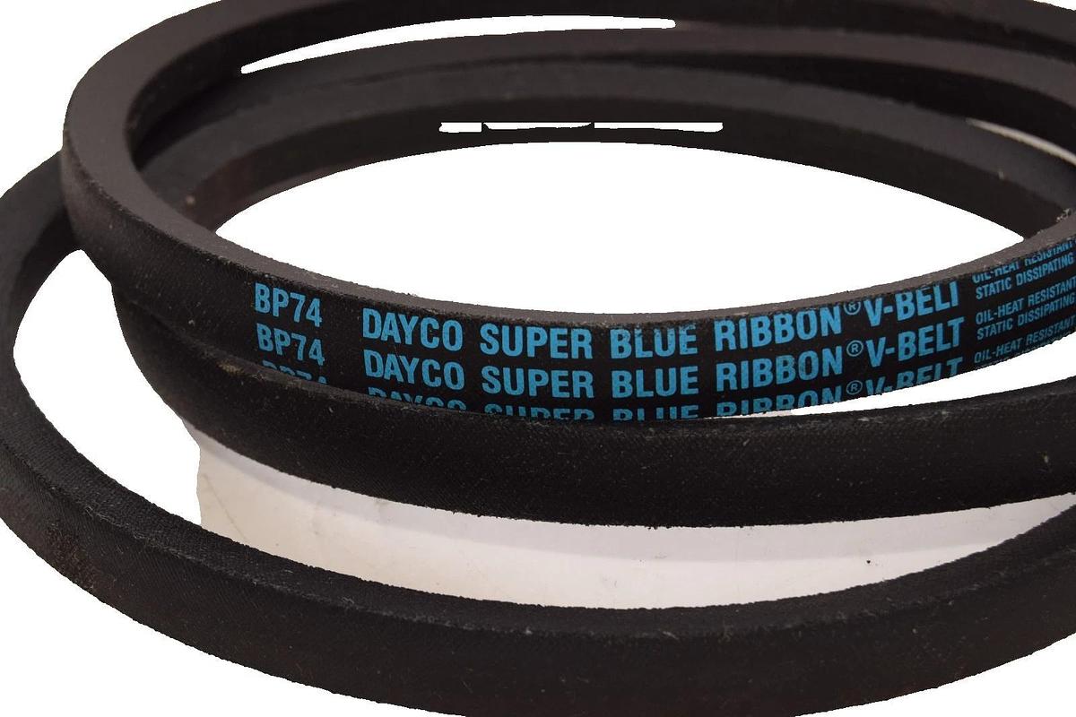 Dayco V-Belt Belt BP74 Super Blue Ribbon Static Dissipating BP 74 (New)