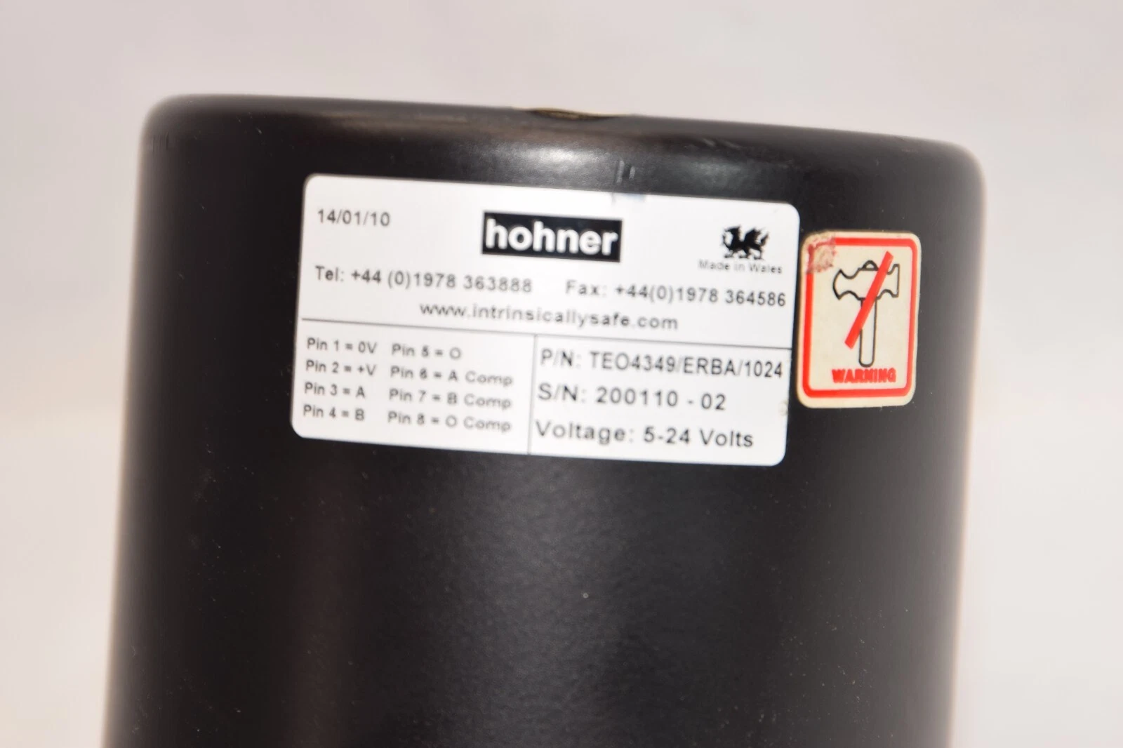 Used HOHNER TEO4349/ERBA/1024 TE04349/ERBA/1024 5-24V Encoder