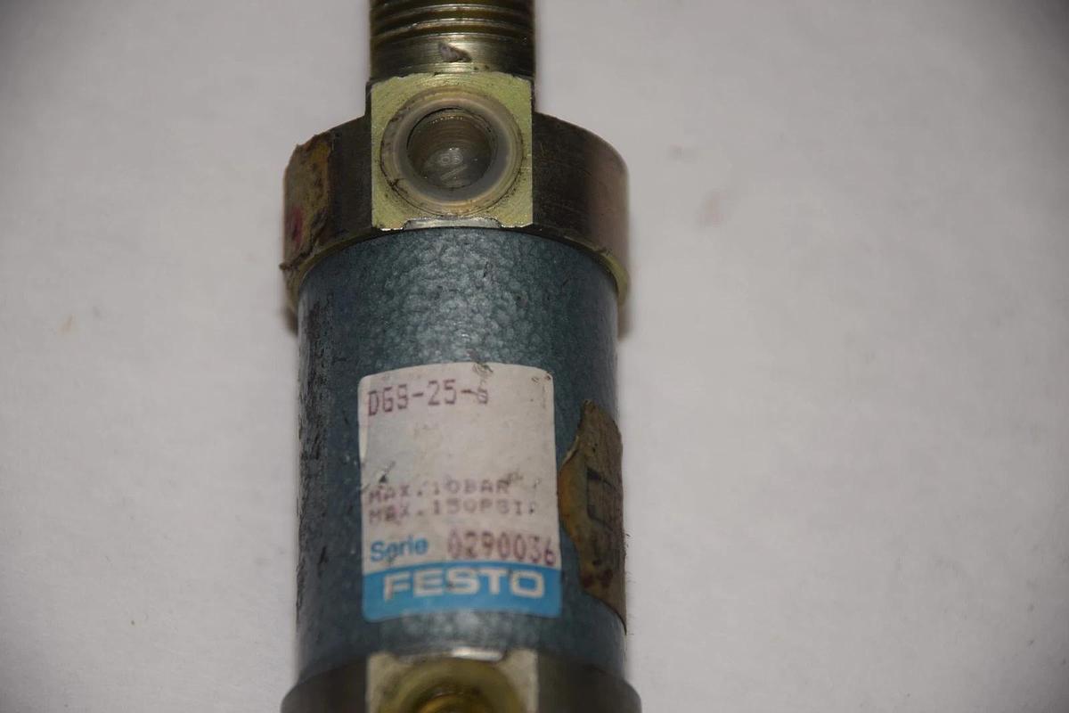 FESTO DGS-25-6 10 BAR 150psi 25/64" BORE PNEUMATIC CYLINDER NEW