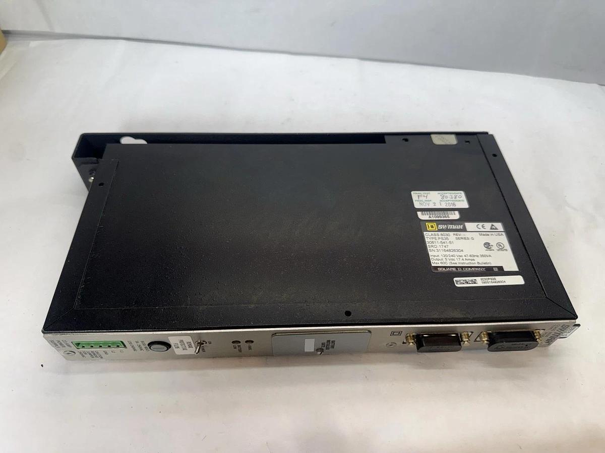 SQUARE D SY/MAX PS-35, 30611-541-51 ser G Power Supply, PS 35, 8030 PS35 "New"