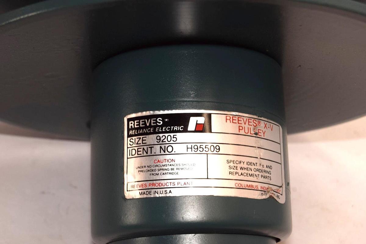 Reeves Reliance 9205 X-V Pulley USA (New)