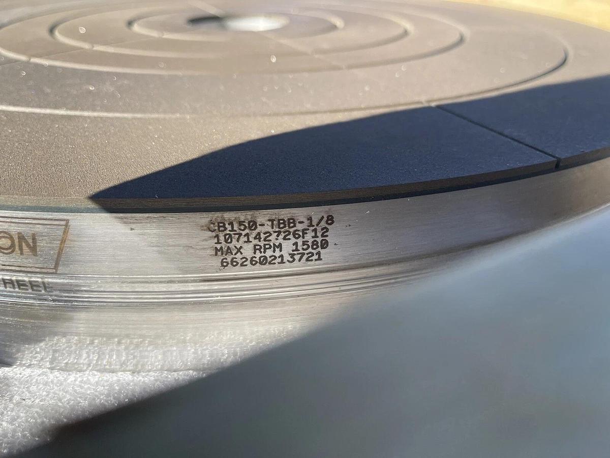 Norton Abrasives Dimond Grinding Wheel, CB150-TBB-1/8, 107142726F12, 66260213721