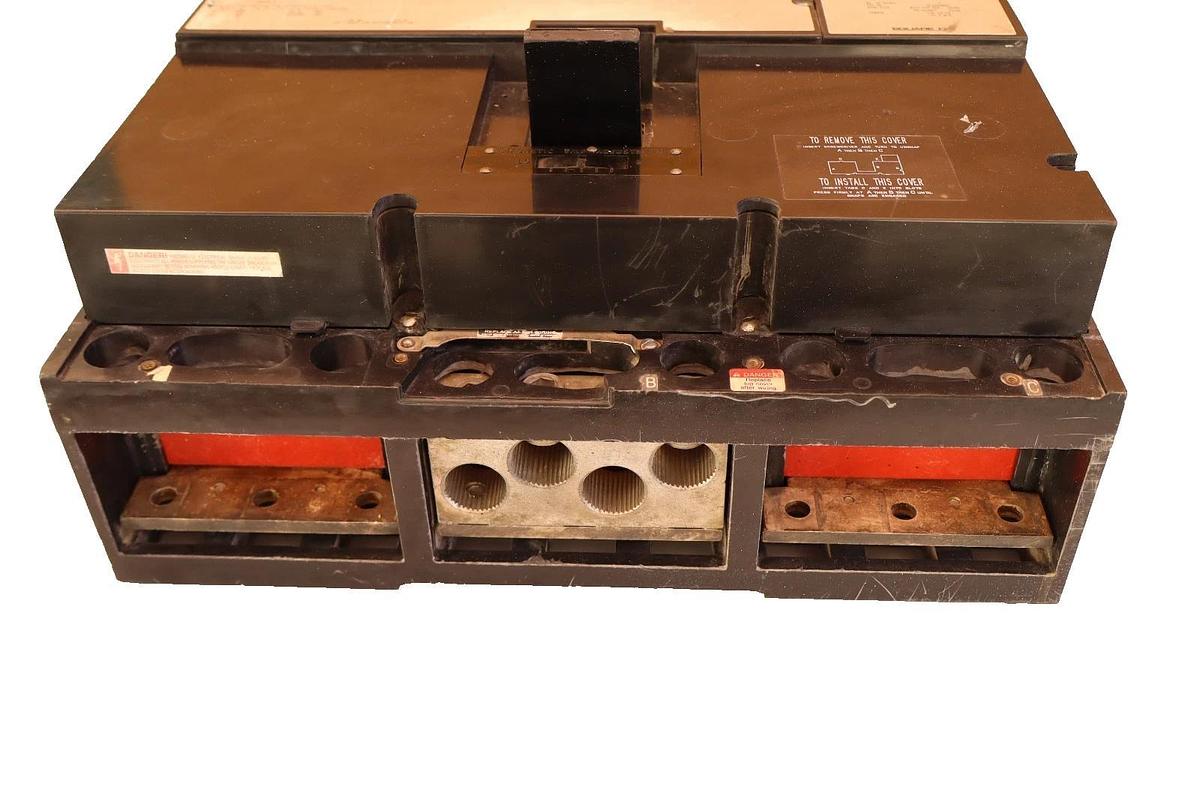 Used Square D 600A Circuit Breaker NA36600 600 Amp Frame 3Pole
