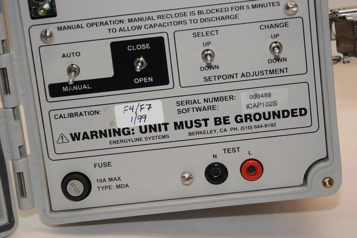 ENERGYLINE IntelliCAP  Automatic Capacitor Control ICAP102S ? IC-10H-40 ? NEW