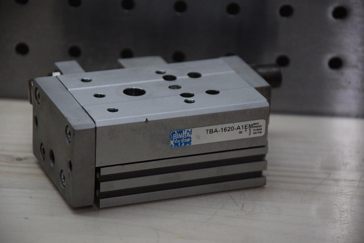 BIMBA TBA-1620-A1EM TBA1620A1EM 10 BAR 140psi  FLAT SLIDE CYLINDER NEW