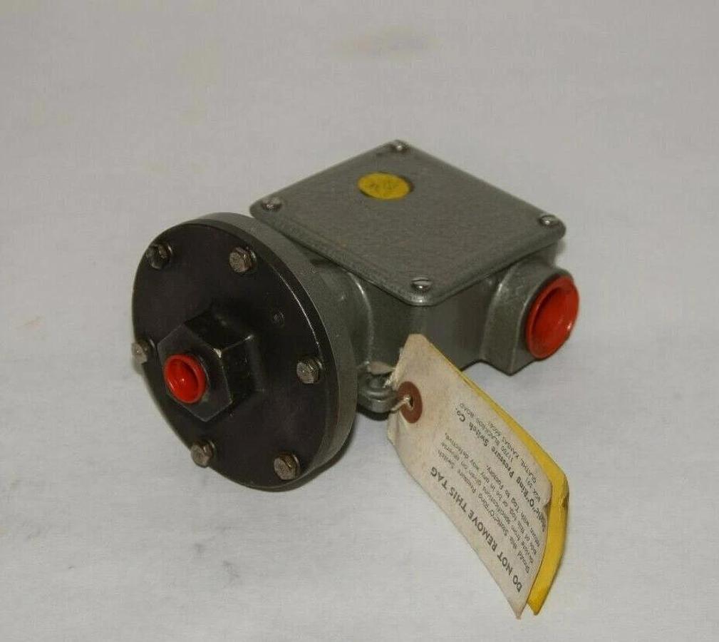 (NEW) STATIC O RIGHT 7419-100 7759506 2.5-45 WC 200psi 400Proof Pressure Switch