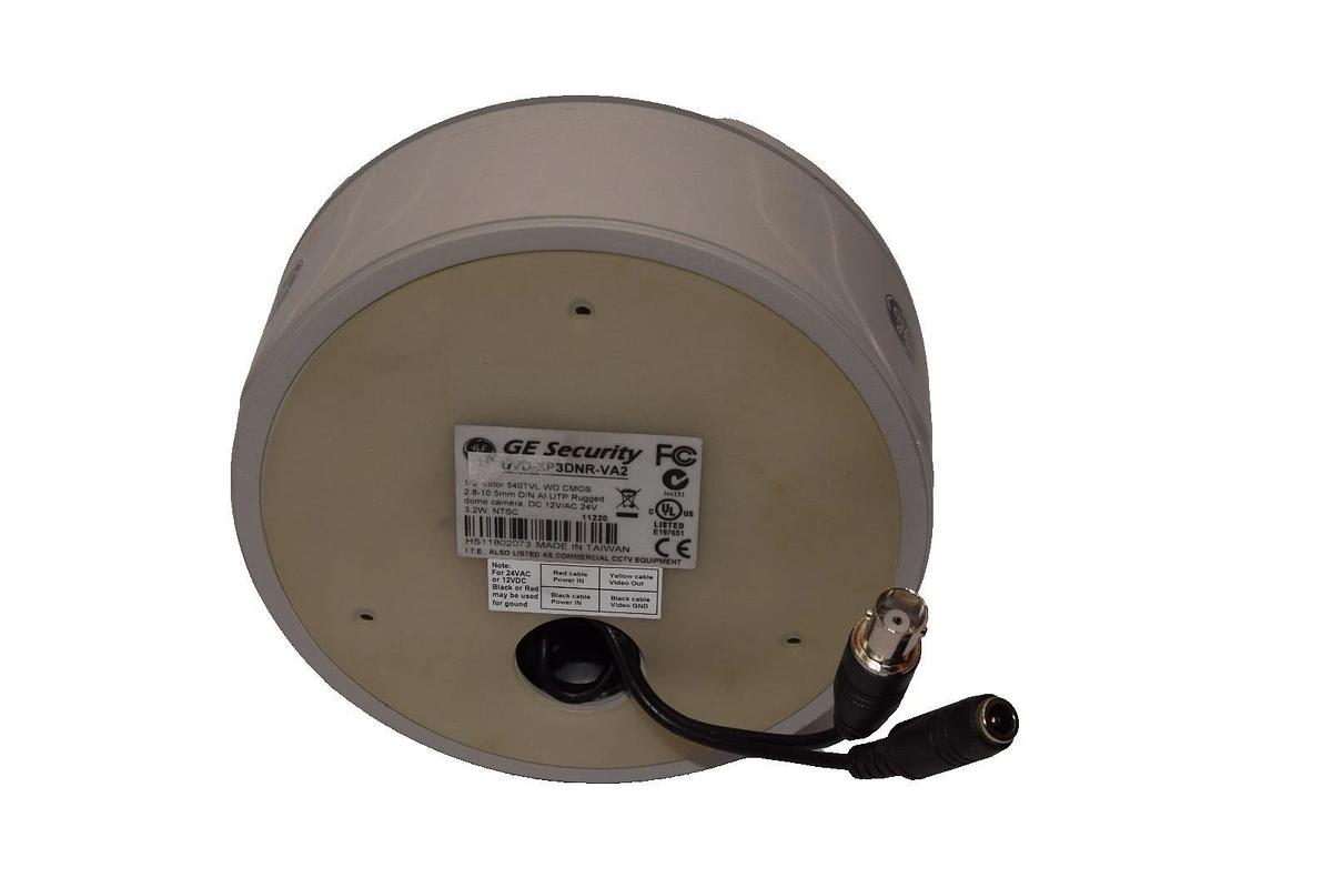 GE General Electric UVD-XP3DNR-VA2 1/3" 12Vac 24V Dome Security Camera (NOS)