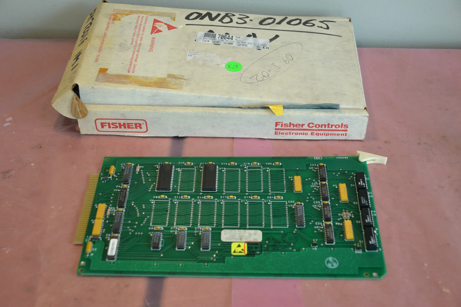 FISHER ROSEMOUNT COMM. RAM. CARD DH7201X1-A1-35 DH7201X1 A1 35 39A2990X092 NEW