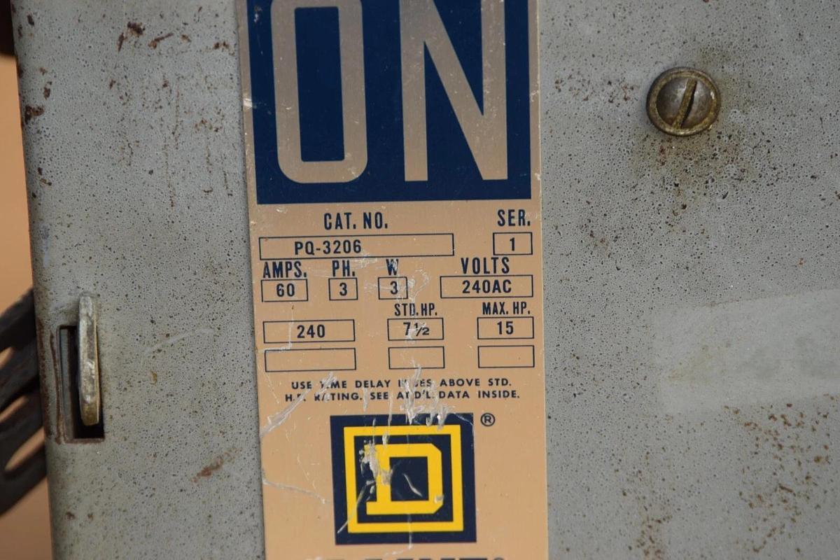 Used SQUARE D I-Line Busway Unit Switch PQ3206 PQ-3206 Ser 1 60A 60 Amp 3PH 3W 240V