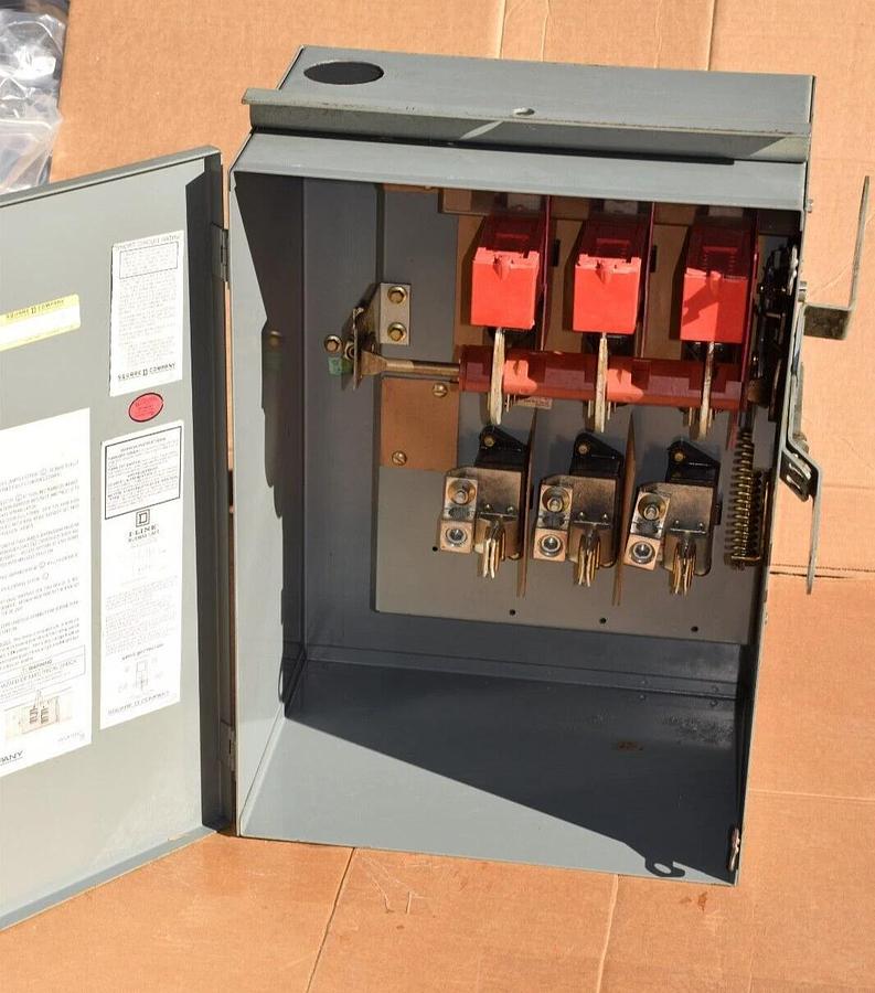 Used SQUARE D I-Line Fusible Busway Switch PQ3220G 200A 200 Amp Ser 6 3P 3P3W  240v