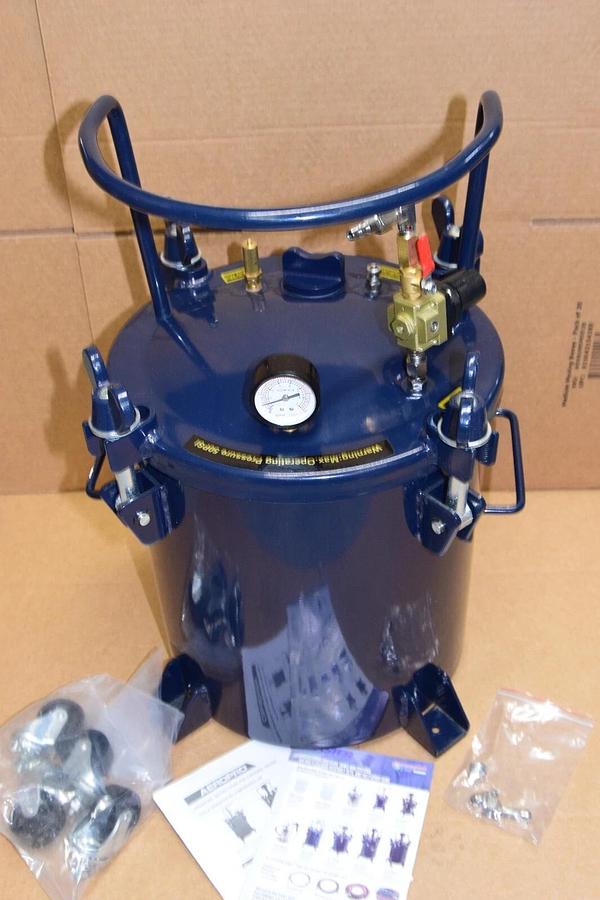 (NEW) TCP GLOBAL 8363H 20L / 5Gal Hand Mixing Paint Pressure Tank