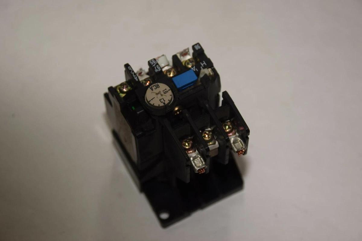 Used MITSUBISHI TH-K12AB THK12AB 94-1S JEM1356S 600VAC THERMAL OVERLOAD RELAY
