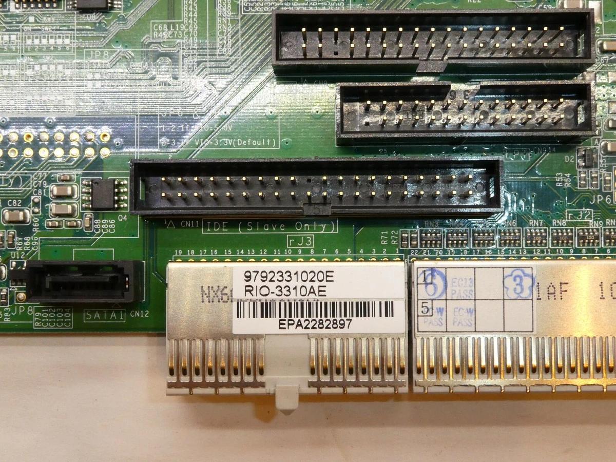 Used Advantech board RIO-3310 A1, 19C2331003,  RIO-3310AE
