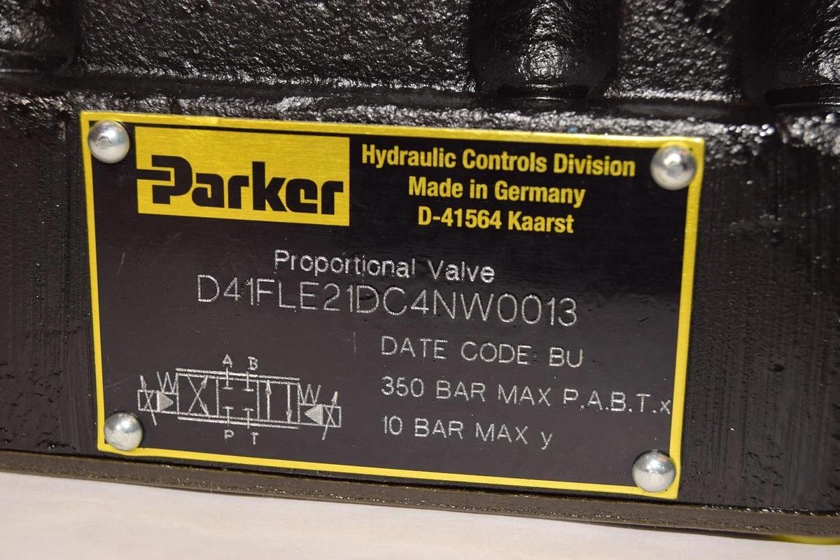 PARKER Proportional Servo Valve D41FLE21DC4NW0013 D1FVE02BCVW0A13 (NIB)