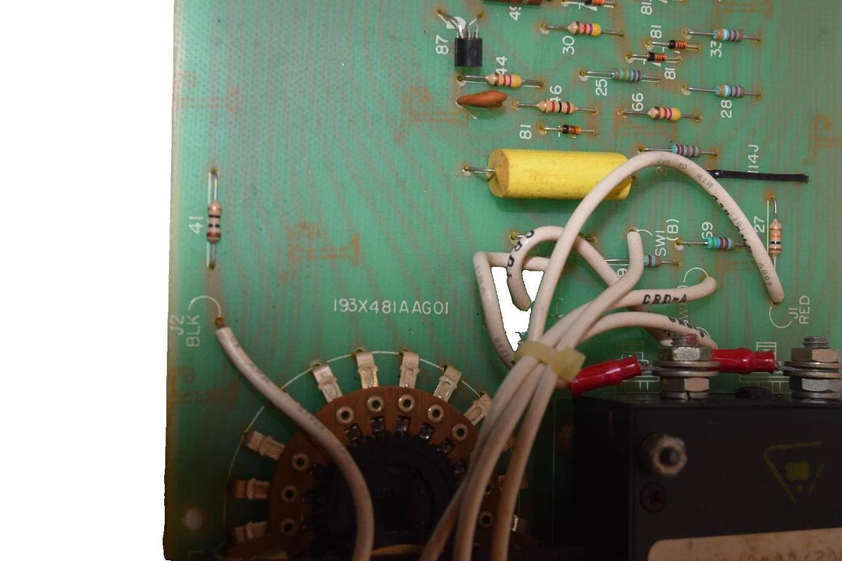 Used General Electric GE  Meter Card Analog Meter 193X481AAG01 193X48IAAG0I