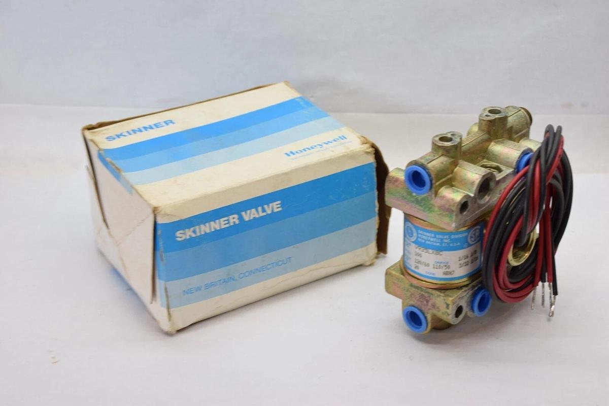 (NEW) HONEYWELL / SKINNER V935LX8C 100psi 110/120V 50/60Hz Solenoid Valve