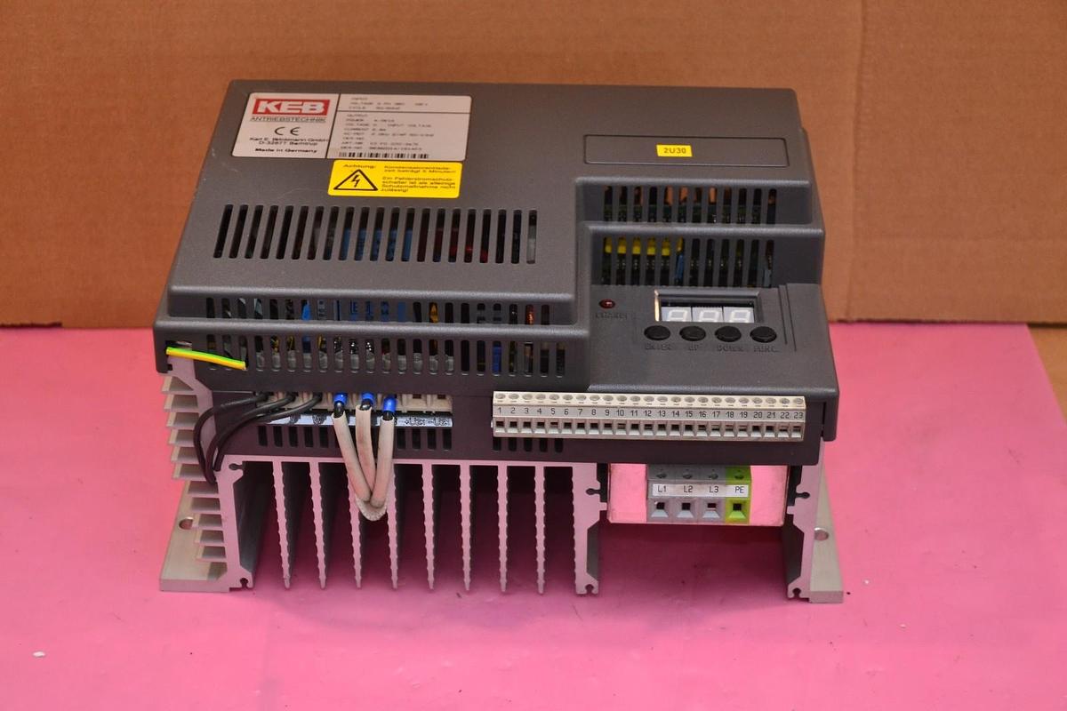 Used KEB Antriebstechnik Combivert 07.F0.220-1278 07F02201278 1 PH 200-240V NEW