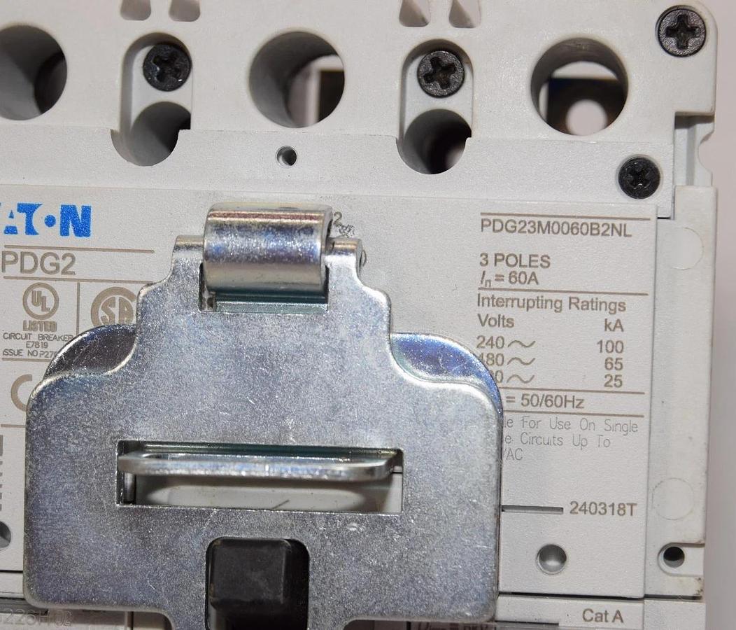 Refurbished EATON Cutler Hammer 60A Breaker PDG23M0060B2NL 3p 60 Amp PDG2 (Refurb)