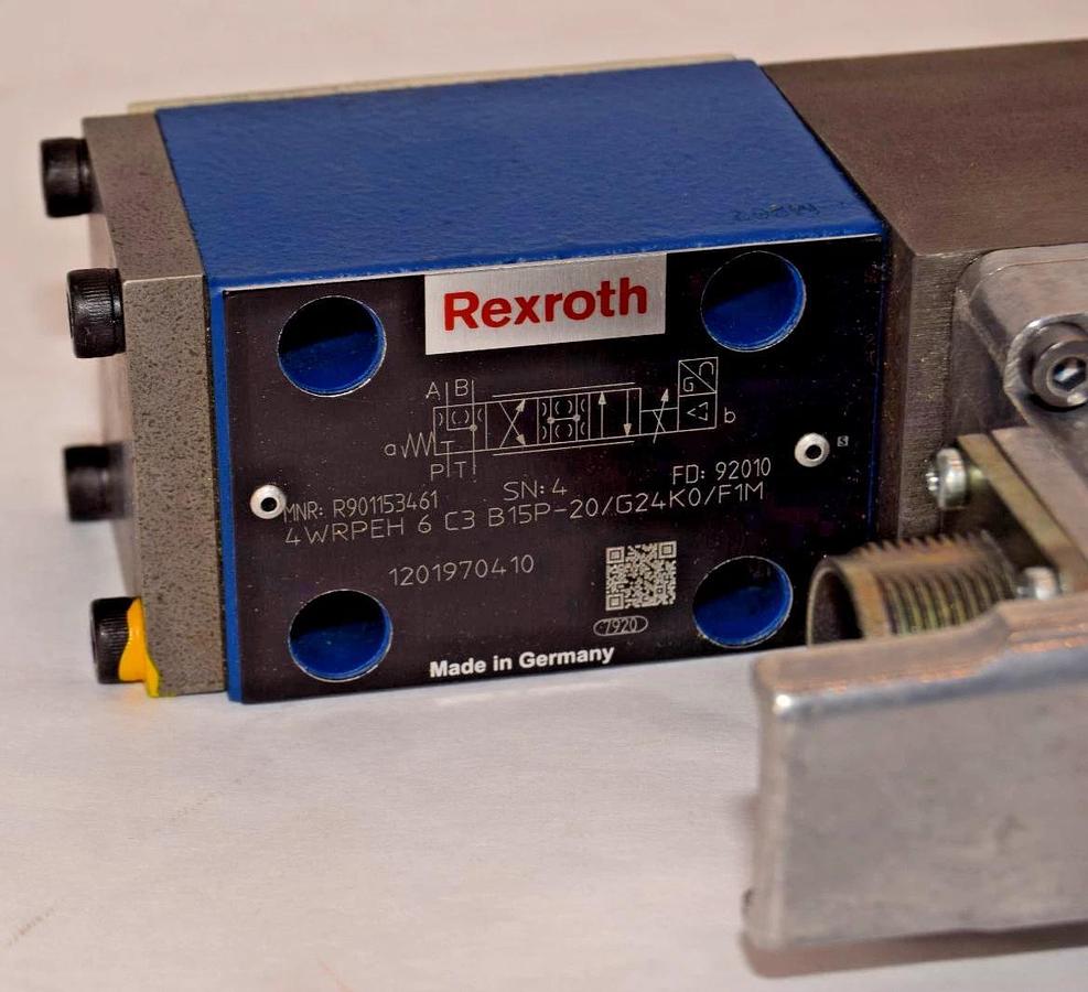 Rexroth Hydraulic Servo Proportional Valve 4WRPEH6C3B15P-20/G24K0/F1M (New)